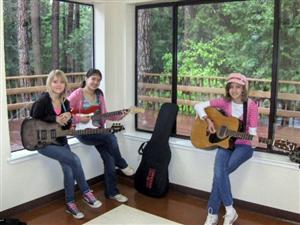 Guitar students at St Canice 